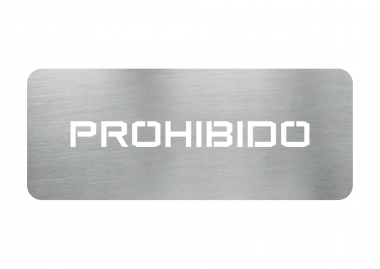 letrero personalizable 9 inoxdal