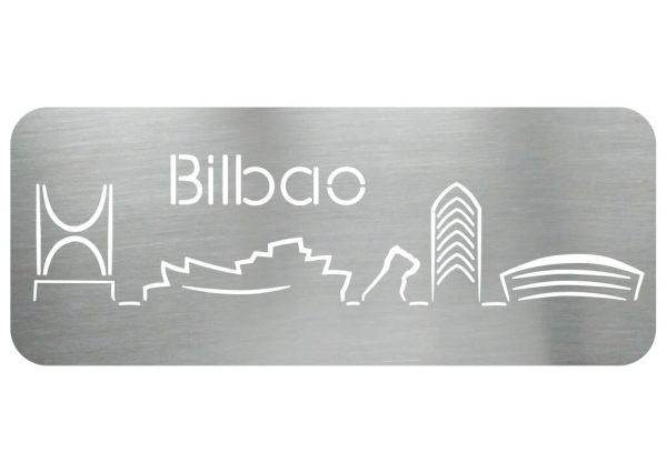 inoxdal placa decorativa bilbao